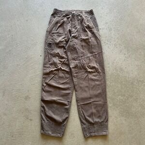 Vintage Bugle Boy Air Borne Pants Size 30x32 Brown Air Force Pass Port Military